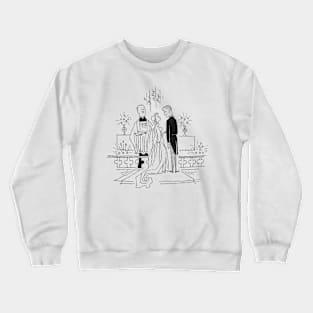 Vintage inspired wedding design Crewneck Sweatshirt